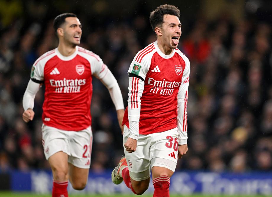 mk体育下载-联赛杯-约克雷斯传射加纳乔双响 阿森纳3-2切尔西